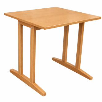 Table Soline piètement à dégagement latéral - 80x80 cm
